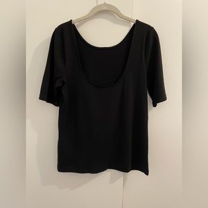 Banana Republic Ribbed Scoop-back Top NWT | size L